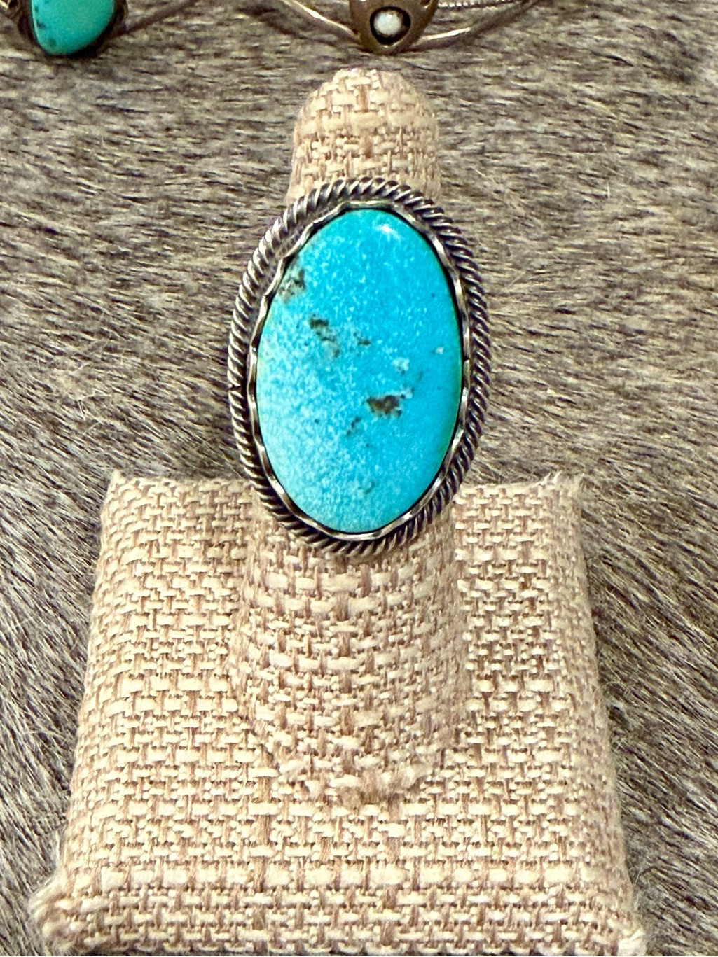 Jackson Hoskie Kingman Turquoise Ring